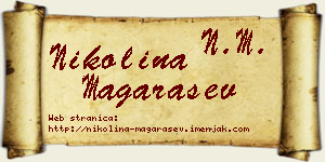 Nikolina Magarašev vizit kartica